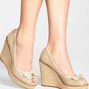 Tori Burch wedge shoes